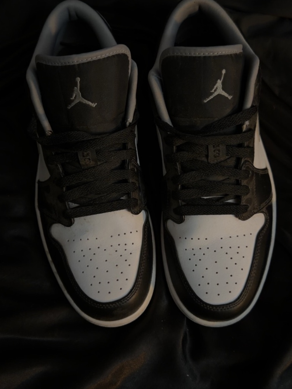 Jordan Men’s Low-Top Sneakers - Black & White